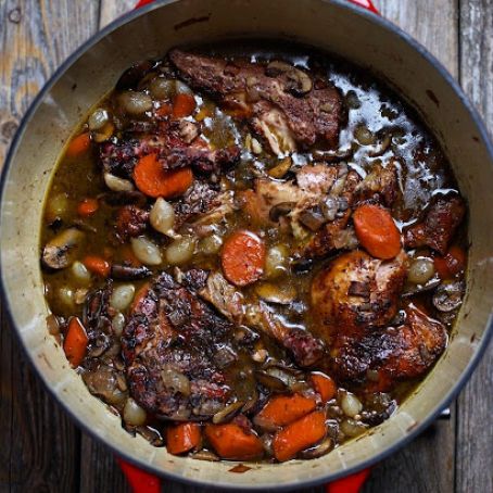 Smoked Coq au Vin